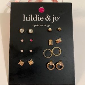 Hildie & Jo 6pair earrings